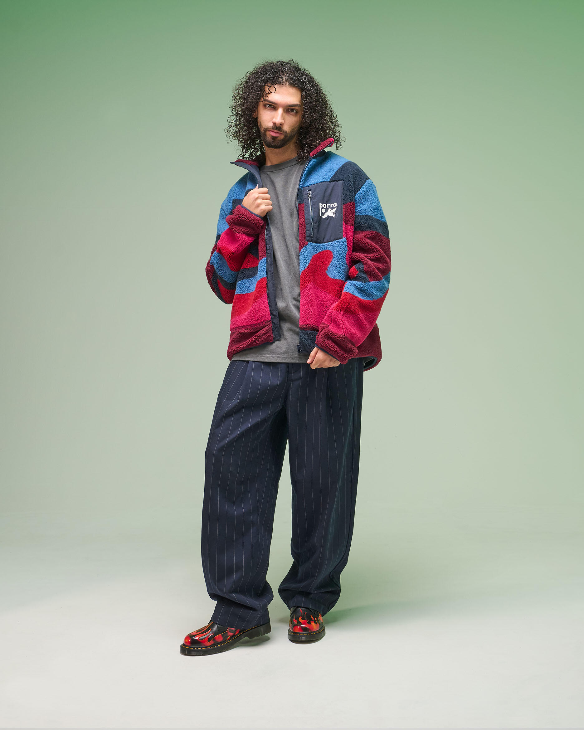 by Parra Full ftp booster polar fleece jacket | 54345 | AFEW